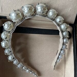 Deepa Gurnani Pearl Bridal Headband